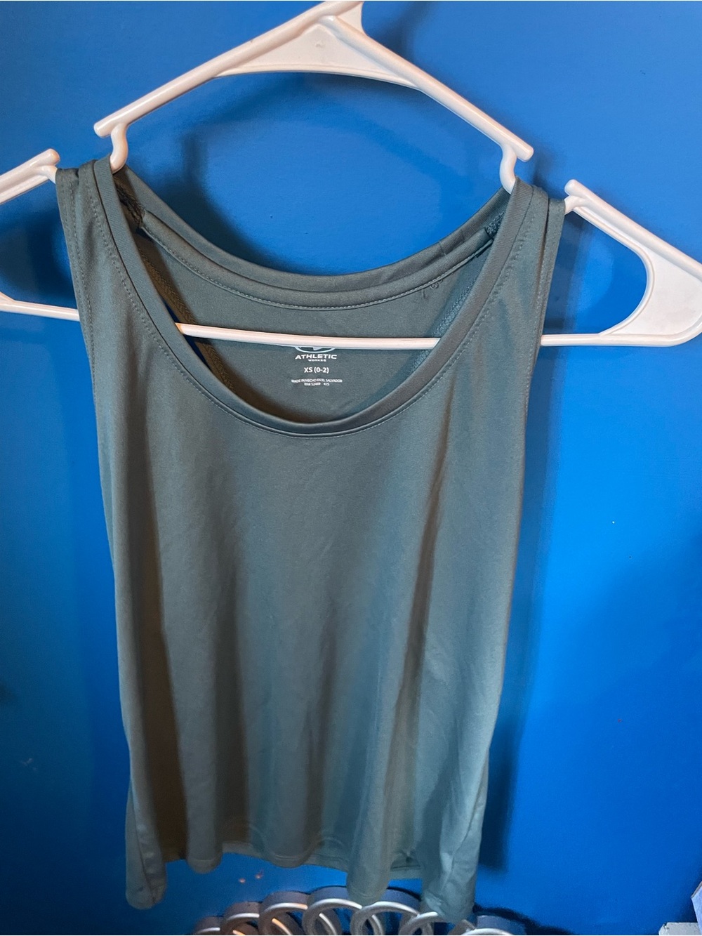 Athletic Works Olive Tank Top - Scoop Neck